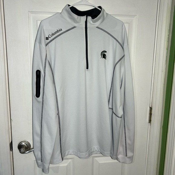 Michigan State University Columbia 1/4 Zip Pullover Men’s size XL. Like New. - Picture 1 of 9